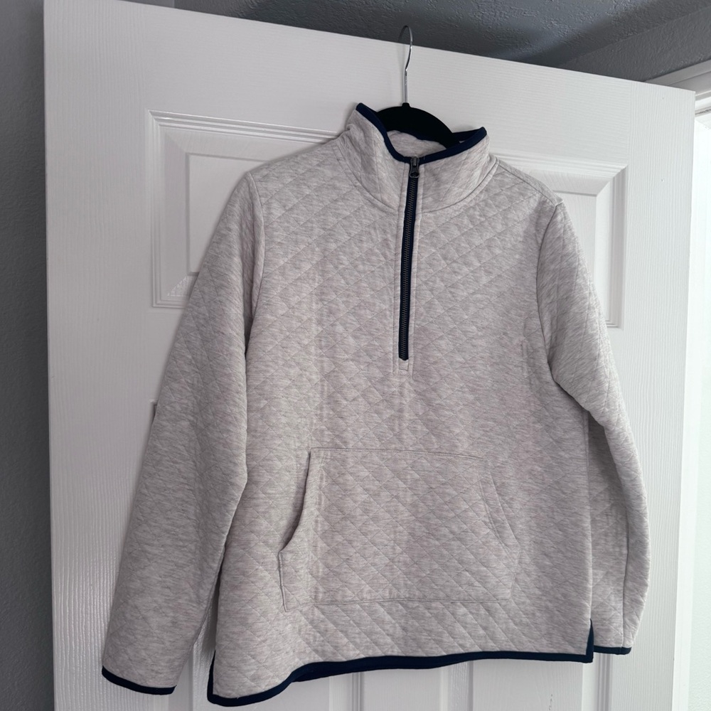 Quilted Pullover
